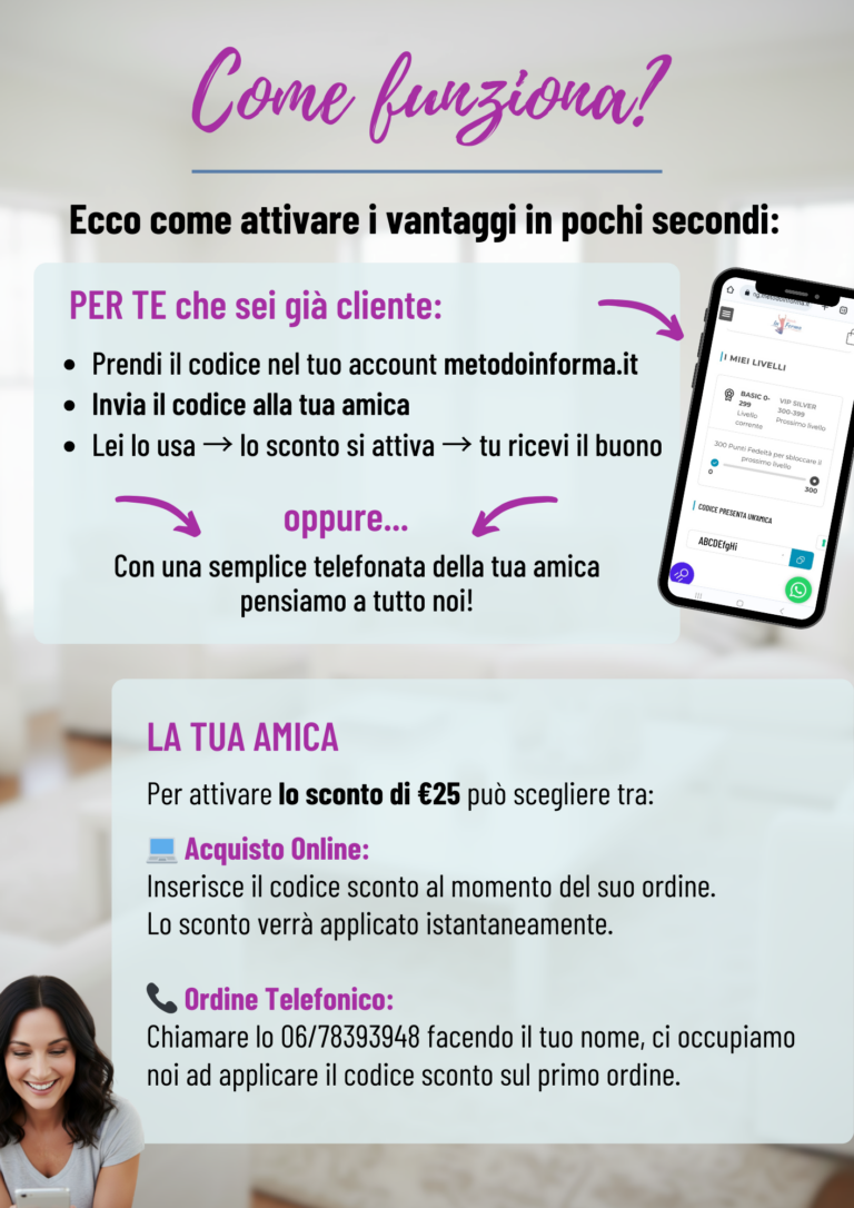 Presenta un'amica | Metodo InForma